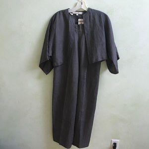 Vintage Perry Ellis Linen Pinstripe Suit